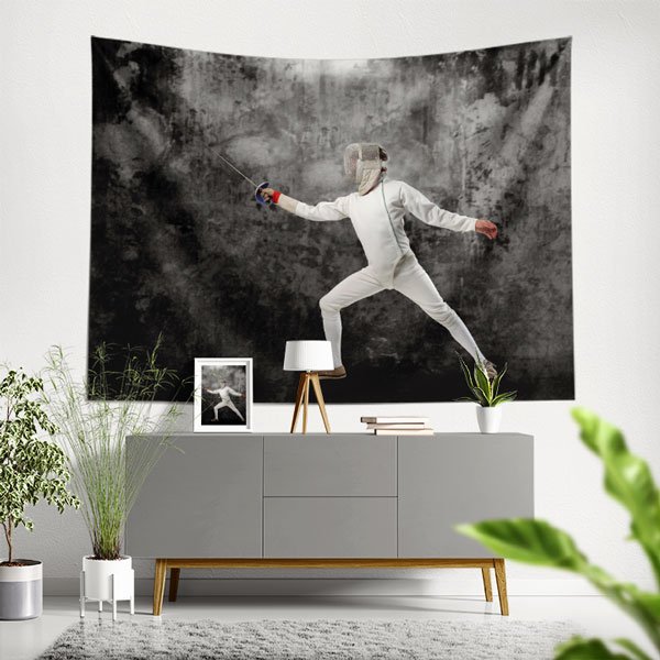 Eskrim Sporcusu Duvar Örtüsü 8279