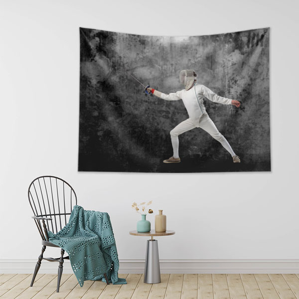 Eskrim Sporcusu Duvar Örtüsü 8279