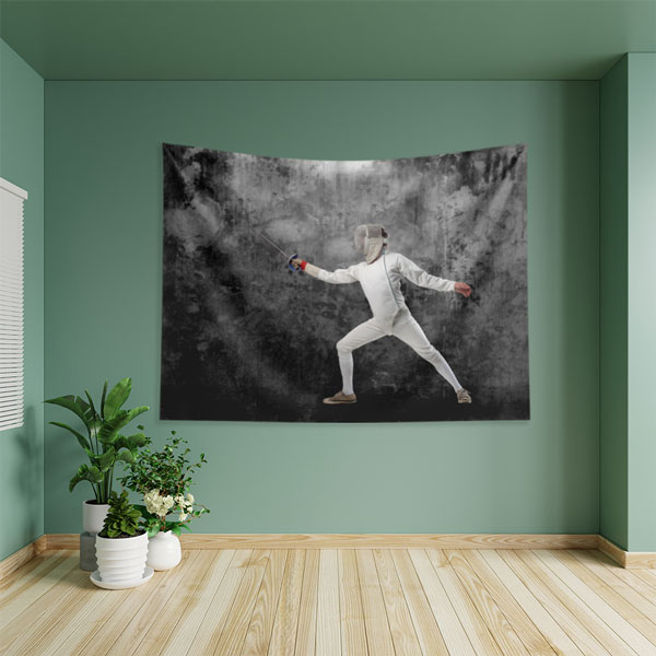 Eskrim Sporcusu Duvar Örtüsü 8279