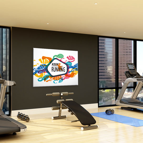 Keep Running Kanvas Tablo – 5783