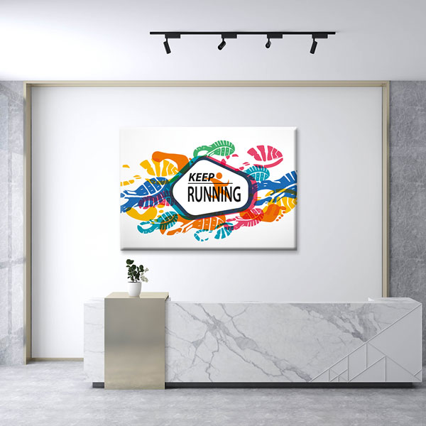 Keep Running Kanvas Tablo – 5783