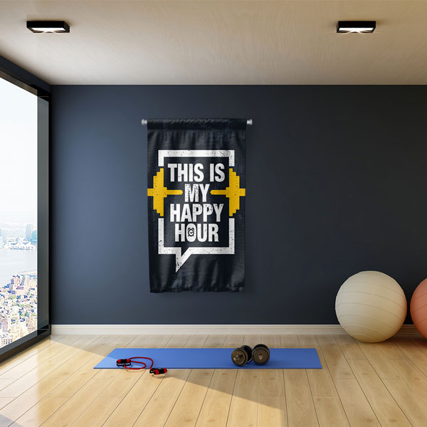 sports-banner-5906-01 Happy Hour Fitness Duvar Flaması 5906