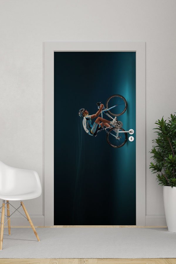 Kapı Giydirme - Bisikletçi Akrobatik Hareket 8922