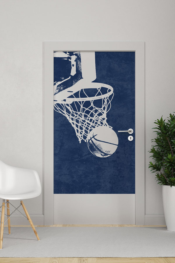 sports-saloon-art-design-8942-0 Basketbol Panyası ve Topu Kapı Giydirme 8942