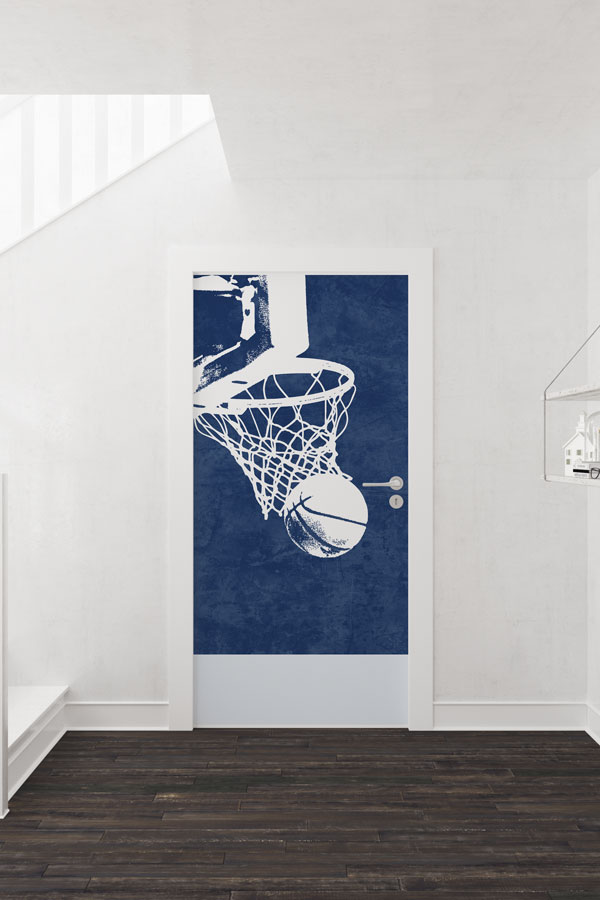 sports-saloon-art-design-8942-01 Basketbol Panyası ve Topu Kapı Giydirme 8942
