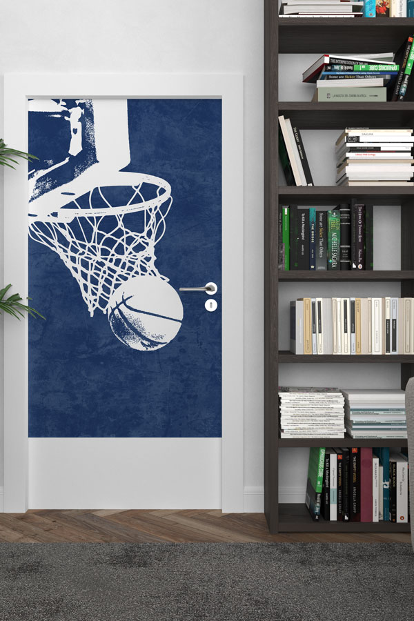 sports-saloon-art-design-8942-02 Basketbol Panyası ve Topu Kapı Giydirme 8942