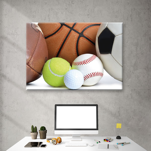 Çoklu Spor Topları Kanvas Tablo – 5796