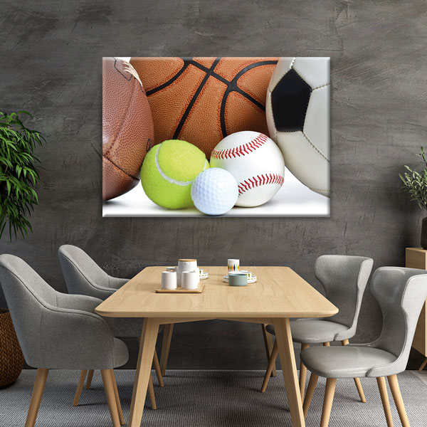 Çoklu Spor Topları Kanvas Tablo – 5796