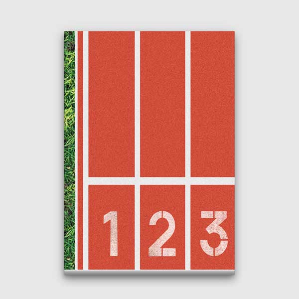 Running Track Kanvas Tablo – 5813