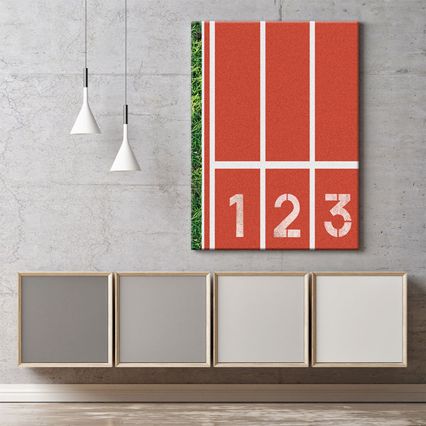 Running Track Kanvas Tablo – 5813