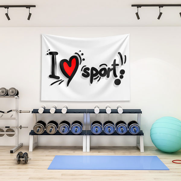 I Love Sport Duvar Örtüsü 5870