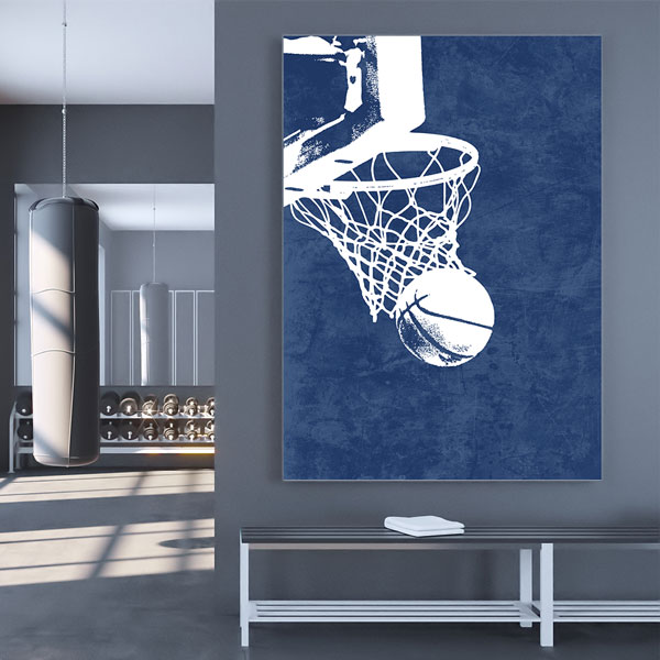 Basketball Hoop Kanvas Tablo – 5815