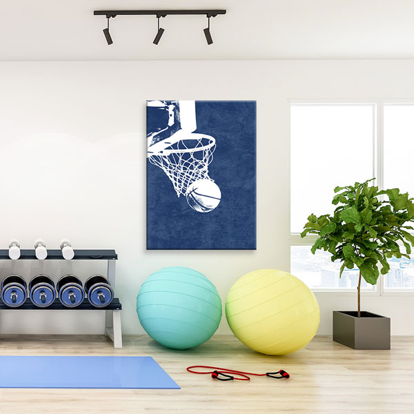 Basketball Hoop Kanvas Tablo – 5815