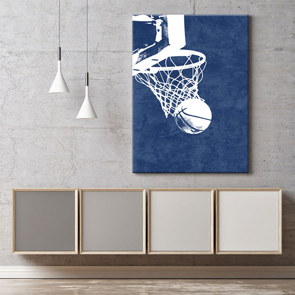 Basketball Hoop Kanvas Tablo – 5815