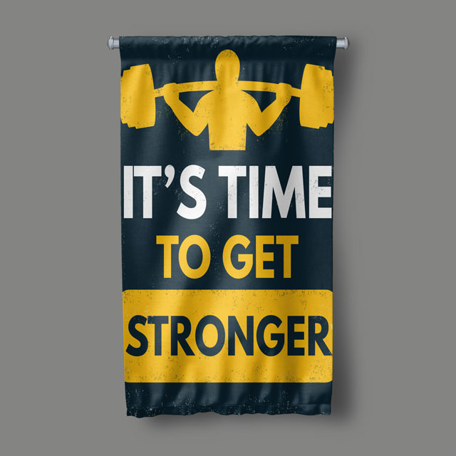 sports-wall-banner-5897-00 It’s Time To Get Stronger Duvar Flaması 5897