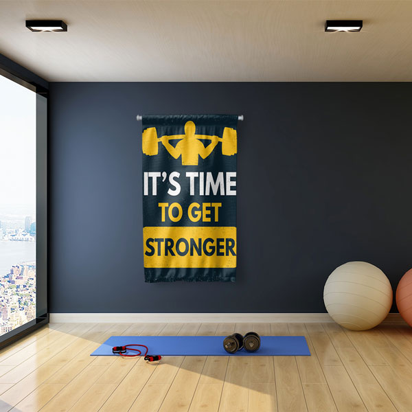 It’s Time To Get Stronger Duvar Flaması 5897
