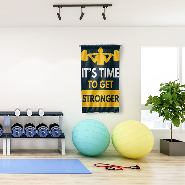 It’s Time To Get Stronger Duvar Flaması 5897