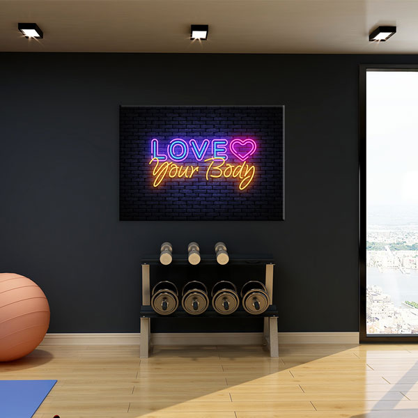 Love Your Body Kanvas Tablo – 5797