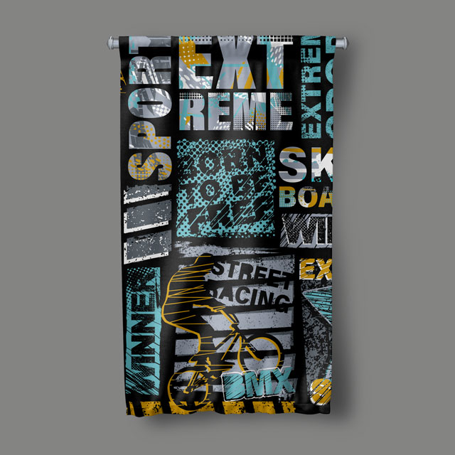 Extreme Spor Duvar Flaması 5907