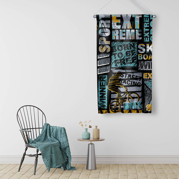 Extreme Spor Duvar Flaması 5907