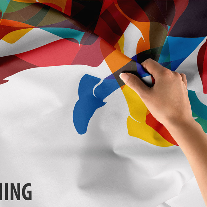 Renkli Koşu Spor Duvar Örtüsü 5860