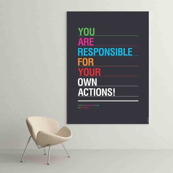 students-motivational-posters-b-517-01 Kendi Davranışlarından Sorumlusun Poster Tablo – B-517
