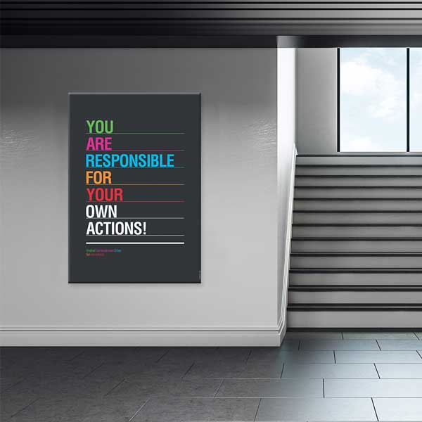 students-motivational-posters-b-517-02 Kendi Davranışlarından Sorumlusun Poster Tablo – B-517