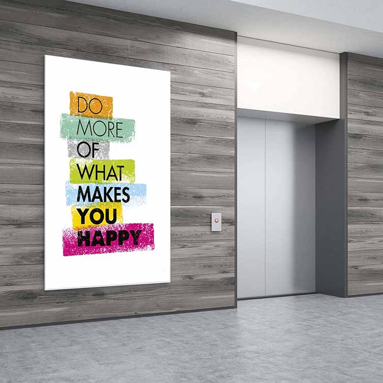 success-wall-art-3182-02 Seni Mutlu Edeni Daha Çok Yap Motivasyon Kanvası – 3182