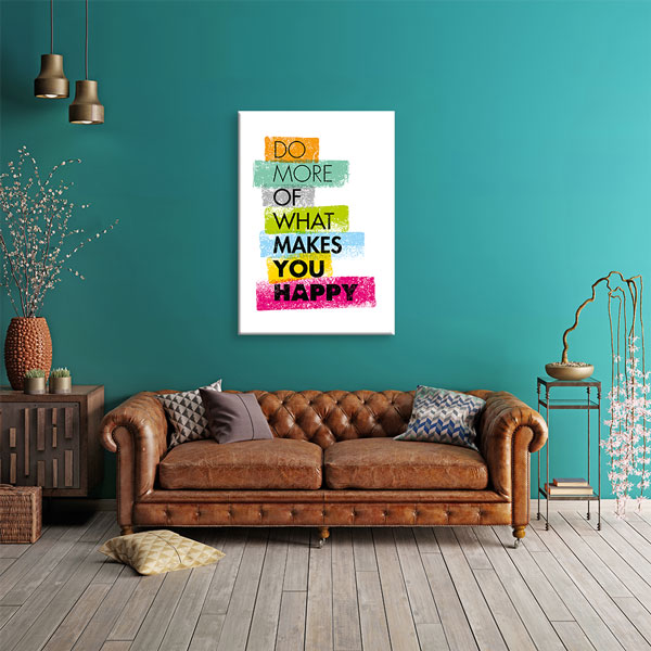 success-wall-art-3182-07 Seni Mutlu Edeni Daha Çok Yap Motivasyon Kanvası – 3182