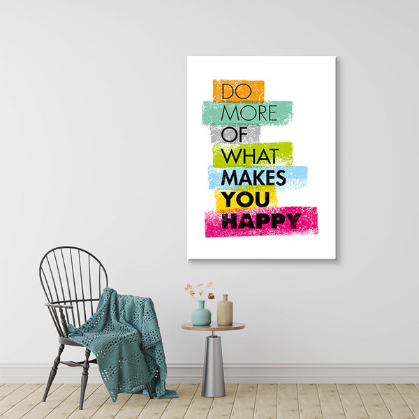 success-wall-art-3182-08 Seni Mutlu Edeni Daha Çok Yap Motivasyon Kanvası – 3182