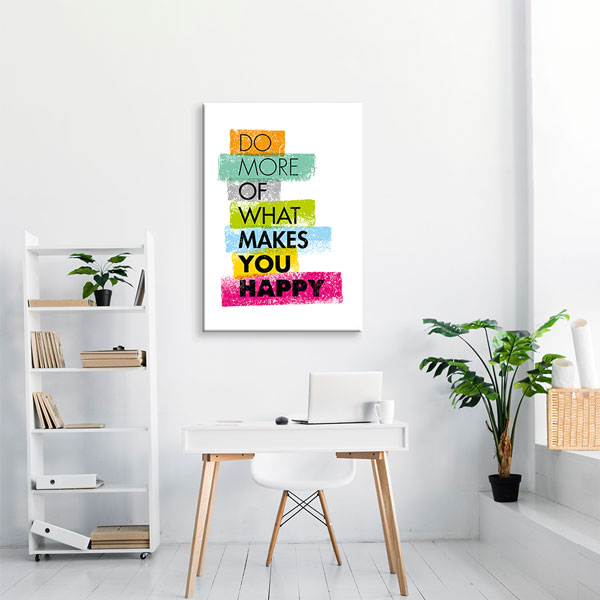 success-wall-art-3182-09 Seni Mutlu Edeni Daha Çok Yap Motivasyon Kanvası – 3182