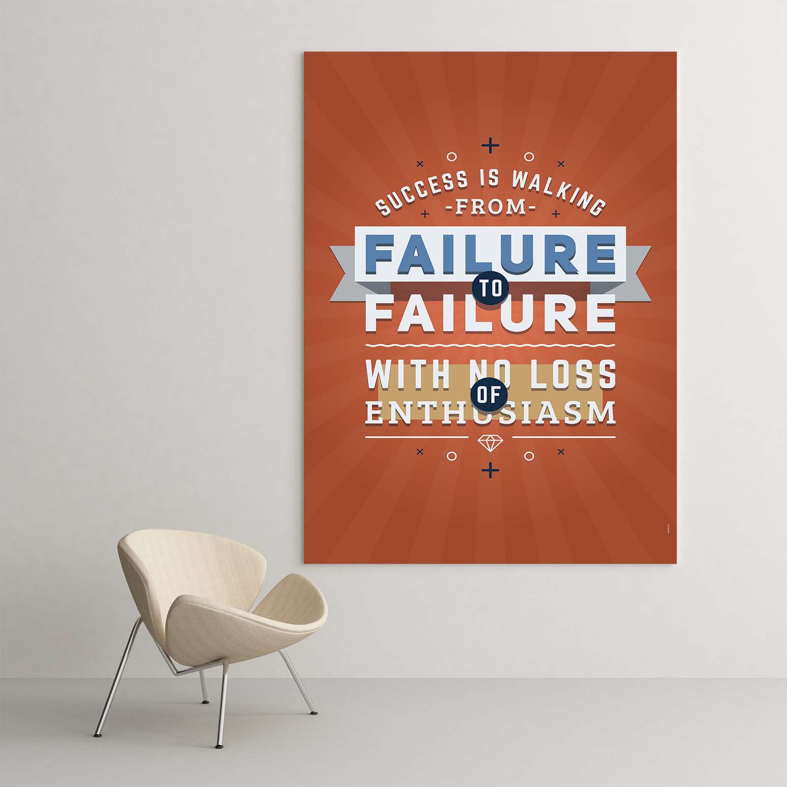 Başarı ve Azim Motivasyon Tablosu – 3337