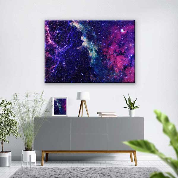 Renkli Nebula Galaksi Kanvas Tablo 4323