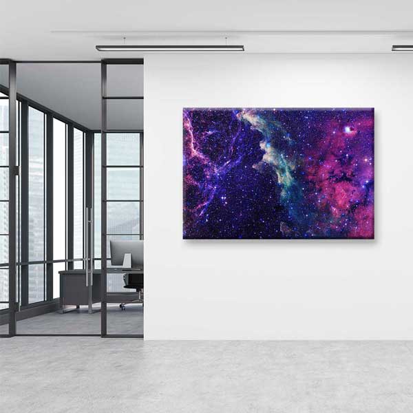 Renkli Nebula Galaksi Kanvas Tablo 4323