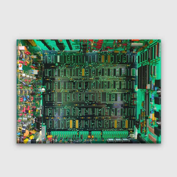 Elektronik Devre Kartı Temalı Kanvas Duvar Tablosu – 5444