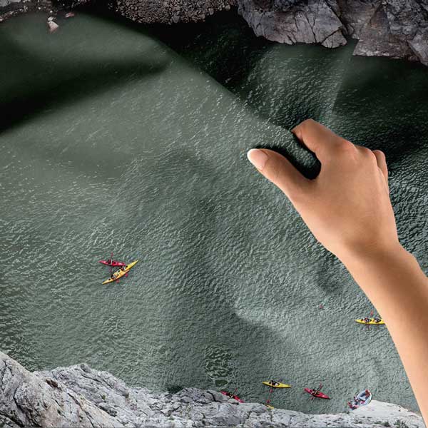 tapestry-wall-art-11667-05 Kanyon Nehri ve Kano Manzarası Duvar Örtüsü Kumaş Baskı 11667