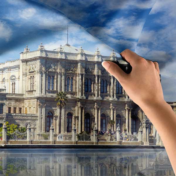 Dolmabahçe Sarayı Cephe Manzarası İstanbul Duvar Örtüsü Kumaş Baskı 11738