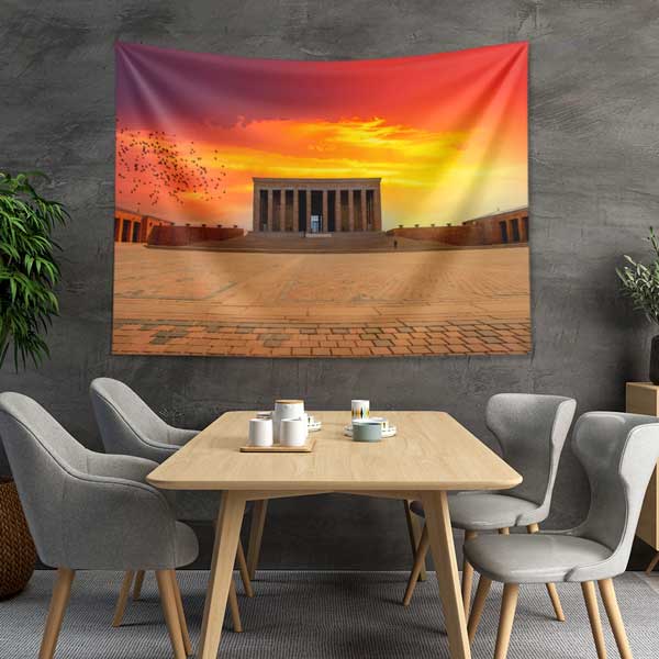 tapestry-wall-art-11747-03 Anıtkabir Gün Batımı Duvar Örtüsü 11747