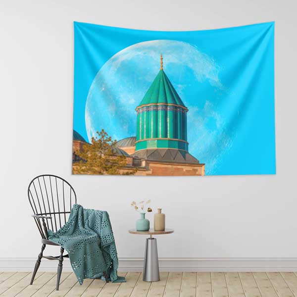 Mevlana Türbesi Manevi Duvar Örtüsü 11748