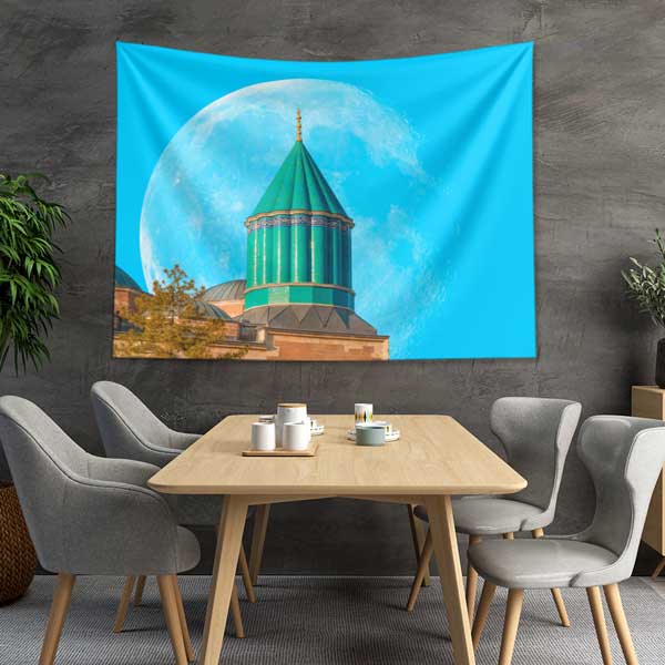 Mevlana Türbesi Manevi Duvar Örtüsü 11748