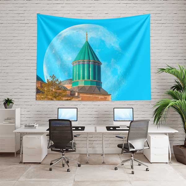 Mevlana Türbesi Manevi Duvar Örtüsü 11748