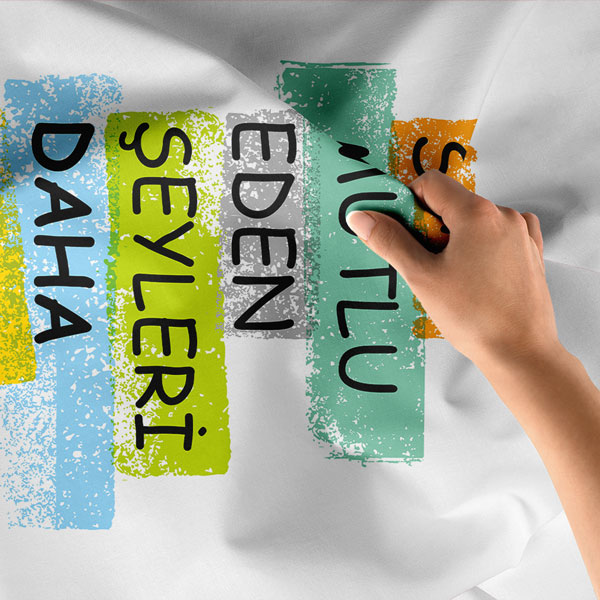 Seni Mutlu Eden Şeyleri Daha Fazla Yapmalısın Yazılı İlham Verici Duvar Örtüsü 7655