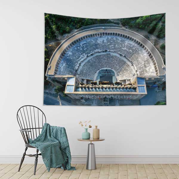 Üstten Bakış Antik Amfitiyatro Duvar Örtüsü 11699