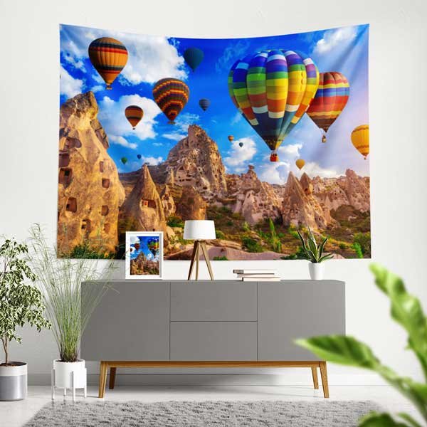 Kapadokya Balonları Duvar Örtüsü 11742