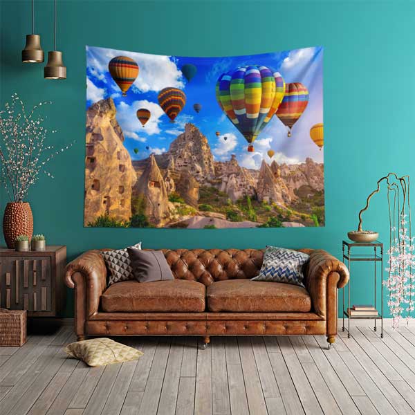 Kapadokya Balonları Duvar Örtüsü 11742
