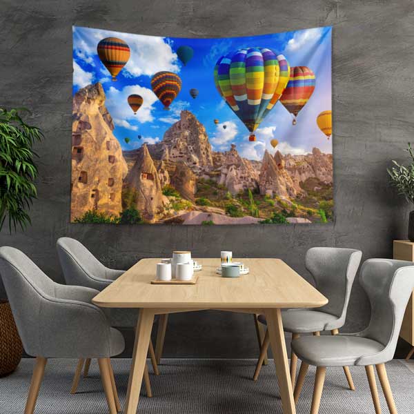 Kapadokya Balonları Duvar Örtüsü 11742