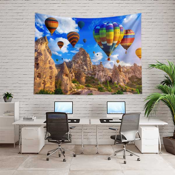 Kapadokya Balonları Duvar Örtüsü 11742