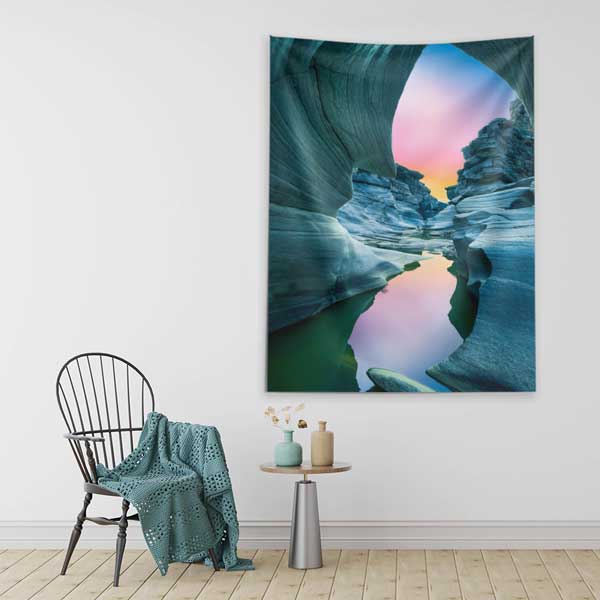 Doğal Kanyon Geçidi Manzaralı Duvar Örtüsü 11818