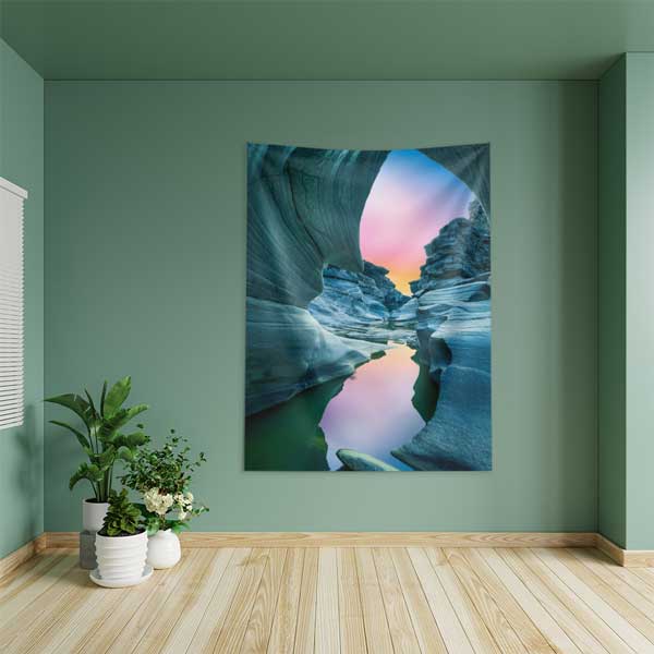 Doğal Kanyon Geçidi Manzaralı Duvar Örtüsü 11818