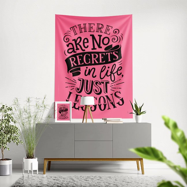 No Regrets Duvar Örtüsü 7648